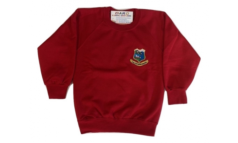 Scoil Colmain Noafa (Mucklagh) Non-fade red sweatshirt