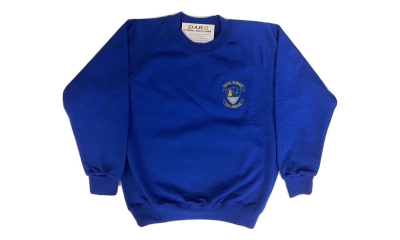 Scoil Bhride (Tullamore) Non-Fade Royal Blue Sweatshirt